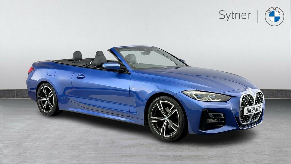 BMW 4 Series 420D Mht M Sport Step Blue