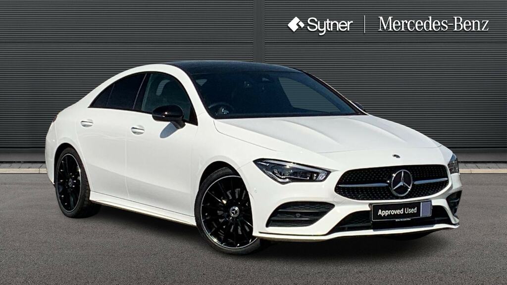 Mercedes-Benz CLA Class Cla 200 Amg Line Premium Night Ed Tip White