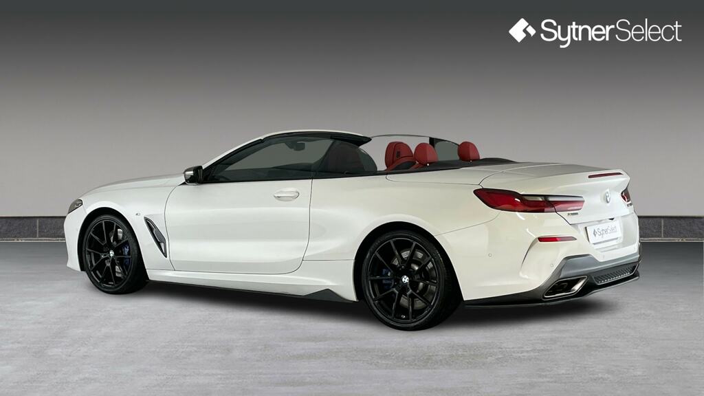 BMW 8 Series M850i Xdrive White #4