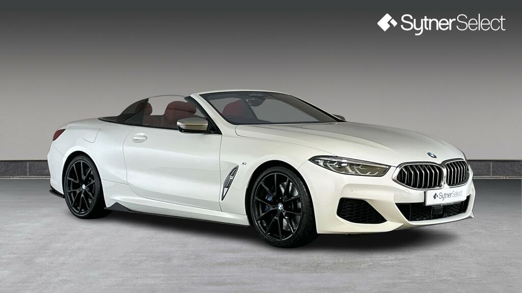 BMW 8 Series M850i Xdrive White #2