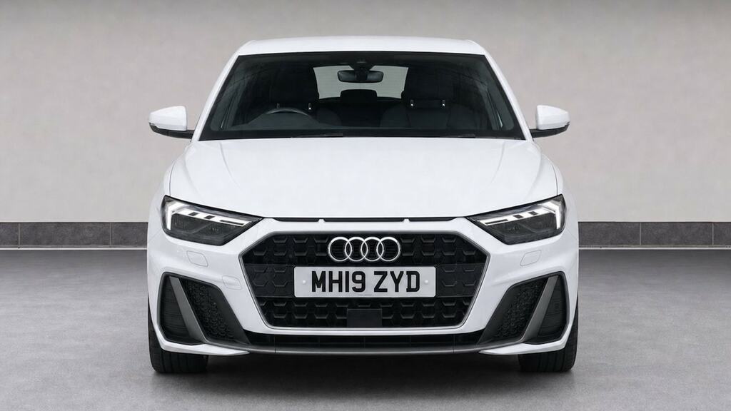 Audi A1 30 Tfsi S Line MH19ZYD White #5