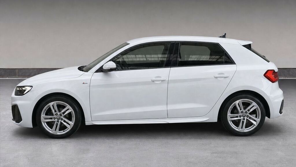 Audi A1 30 Tfsi S Line MH19ZYD White #6