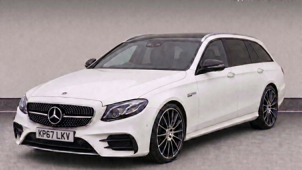 Mercedes-Benz E Class E400 4Matic Amg Line Premium 9G-tronic Blue #2