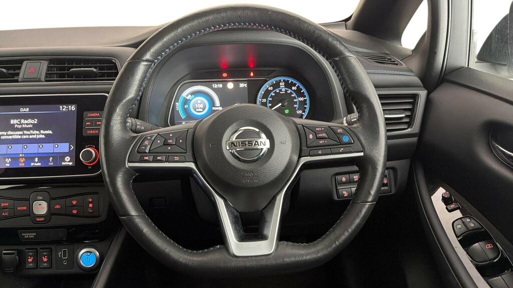 Nissan Leaf 62Kwh E Tekna Hatchback 217 Ps Black #8