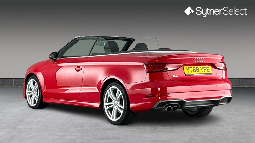 Audi A3 Cabriolet 1.5 Tfsi S Line Red #4