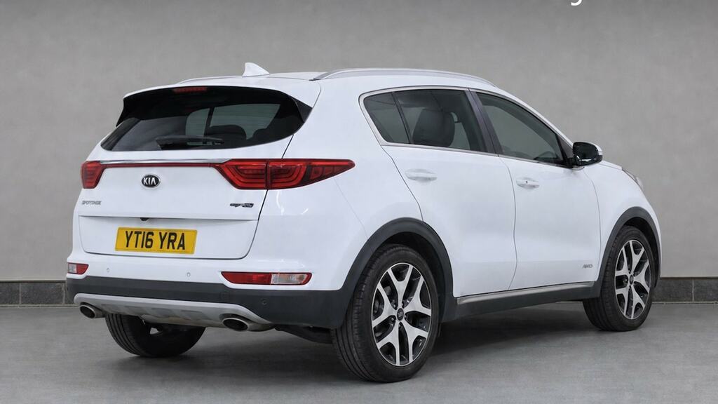 Kia Sportage 1.6T Gdi Gt-line Dct Awd White #4