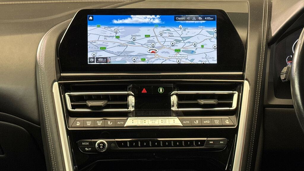 BMW 8 Series Gran Coupe Saloon White #8