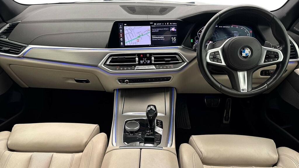 BMW X5 Xdrive M50d Blue #4
