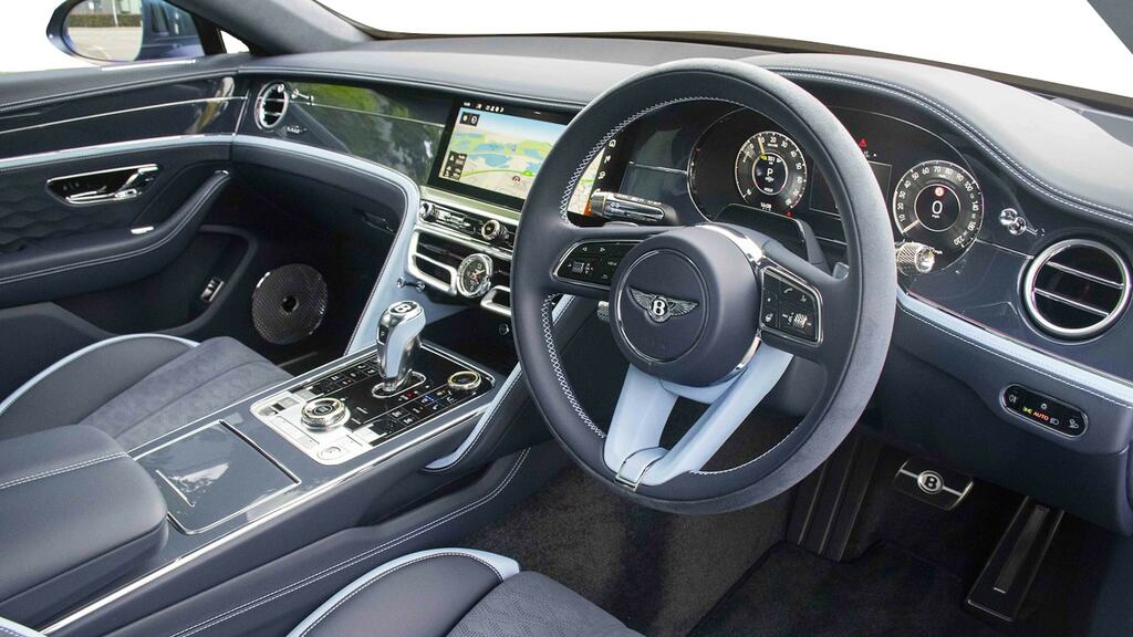 Bentley Flying Spur 4.0 V8 Hybrid Speed Touring Blue #2