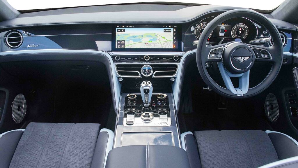 Bentley Flying Spur 4.0 V8 Hybrid Speed Touring Blue #4