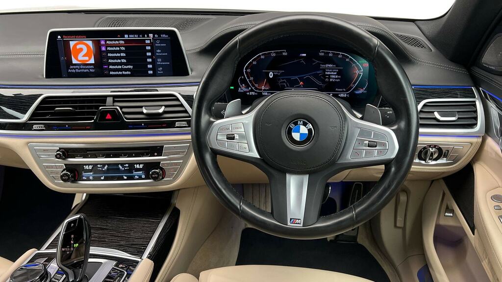 BMW 7 Series 730D M Sport Saloon Grey #5