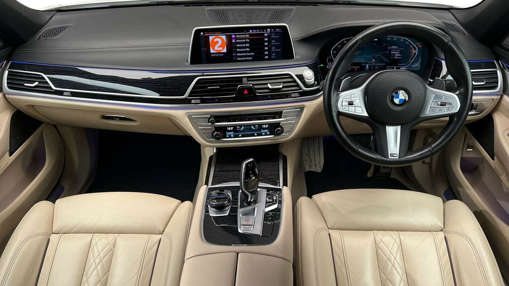 BMW 7 Series 730D M Sport Saloon Grey #4