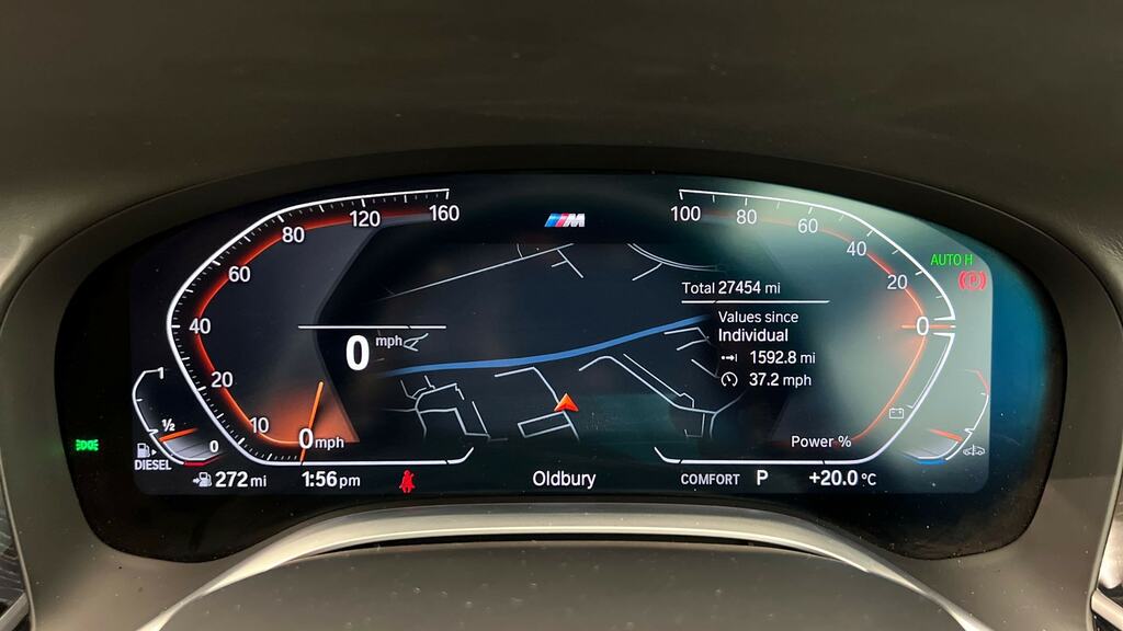 BMW 7 Series 730D M Sport Saloon Grey #9