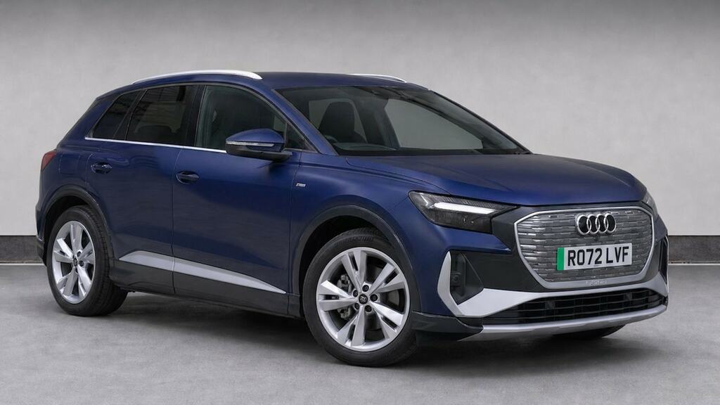 Audi Q4 E Tron 220Kw 50 Quattro 82Kwh S Line Cs Blue