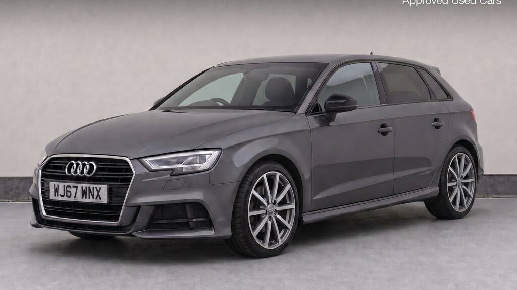 Audi A3 2.0 Tdi 184 Black Edition WJ67WNX Grey #2