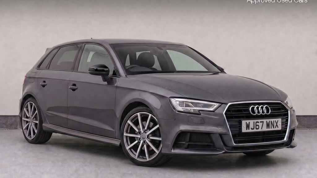 Audi A3 2.0 Tdi 184 Black Edition WJ67WNX Grey