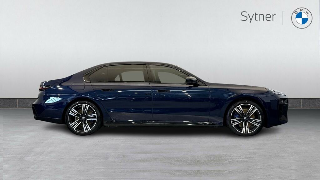 BMW 7 Series 750E Xdrive M Sport Blue #3
