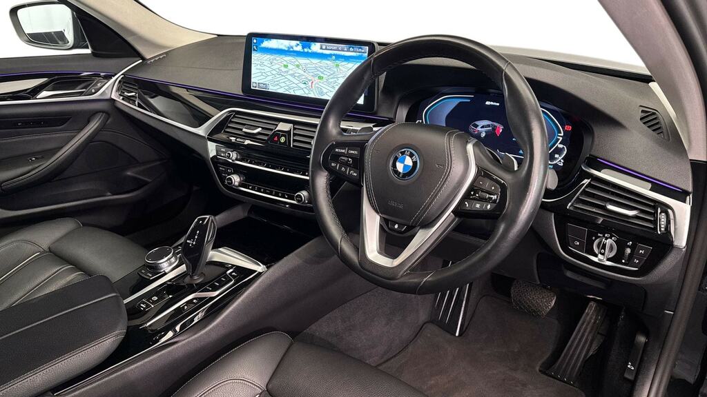 BMW 5 Series 530E Se Black #6