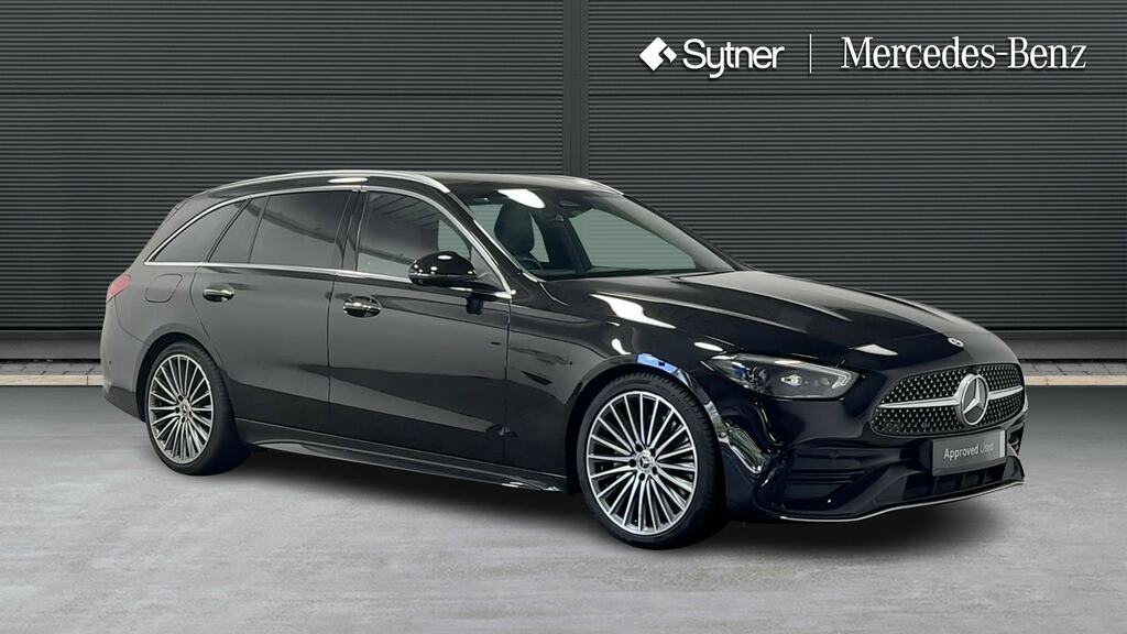 Mercedes-Benz C Class C200 Amg Line Premium 9G-tronic Black