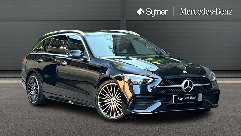 Mercedes-Benz C Class C200 Amg Line Premium Plus 9G-tronic Black