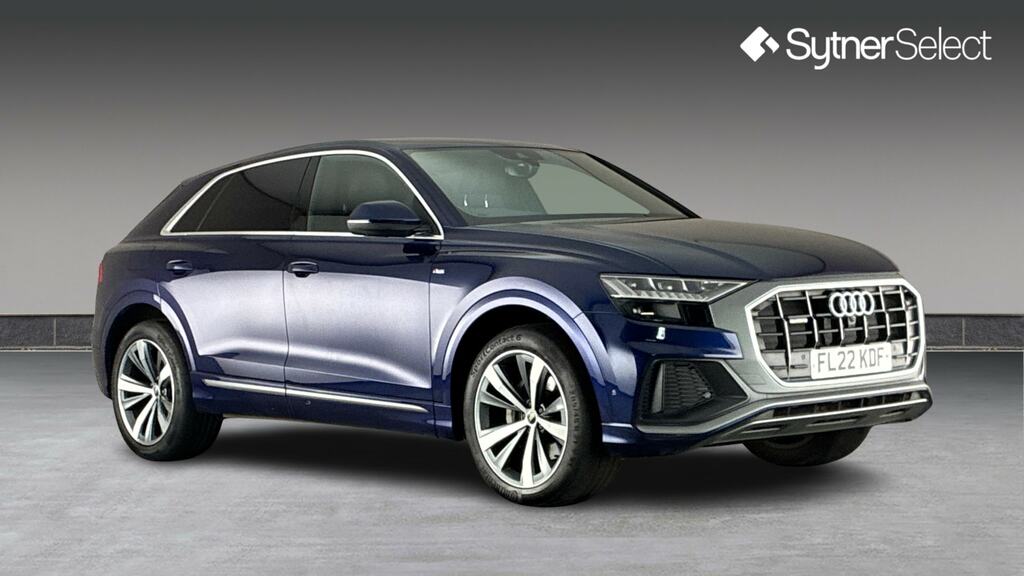 Audi Q8 50 Tdi Quattro S Line Tiptron Comfortsound Blue