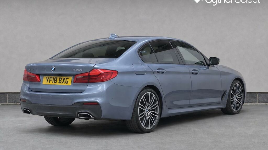 BMW 5 Series 520I M Sport Plus Pack Blue #4