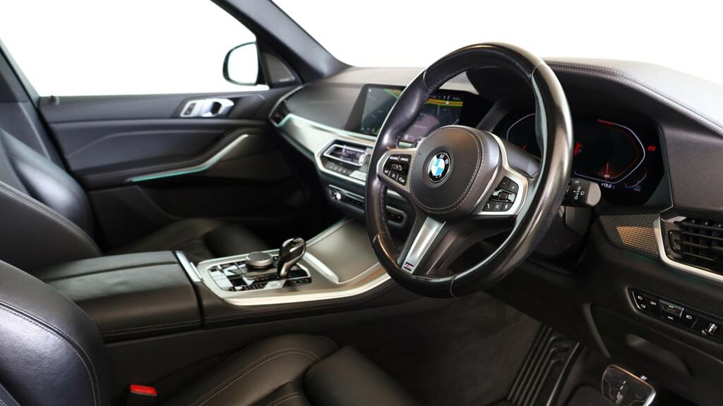 BMW X5 Xdrive40d Mht M Sport White #6