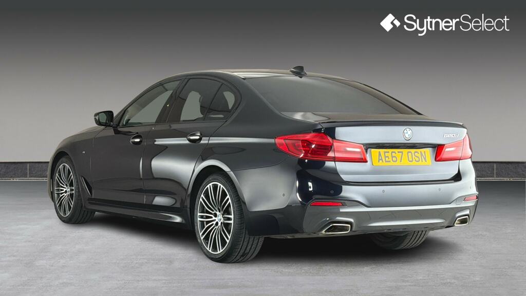 BMW 5 Series 520D M Sport Black #2