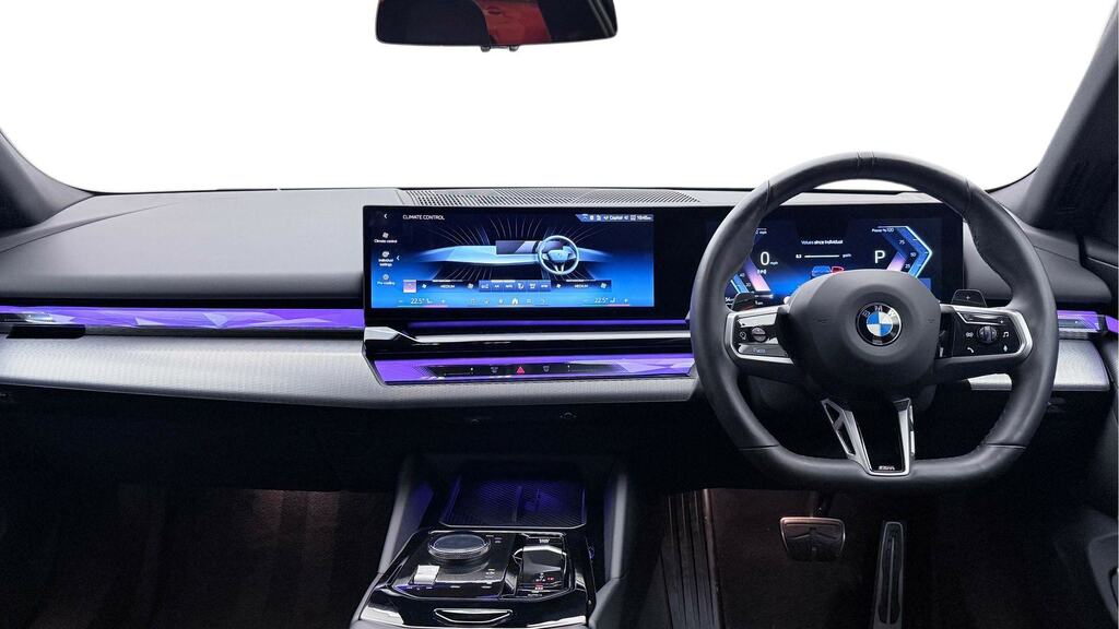 BMW 5 Series 520I M Sport Pro Blue #4