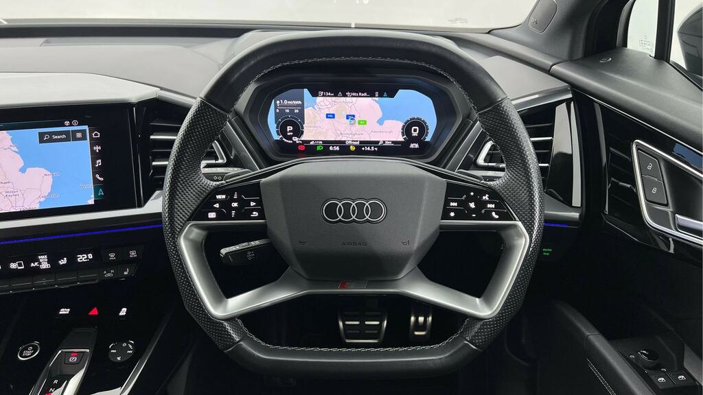 Audi Q4 E Tron Suv Grey #10