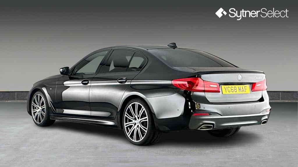 BMW 5 Series 530I M Sport YC68MAF Black #2