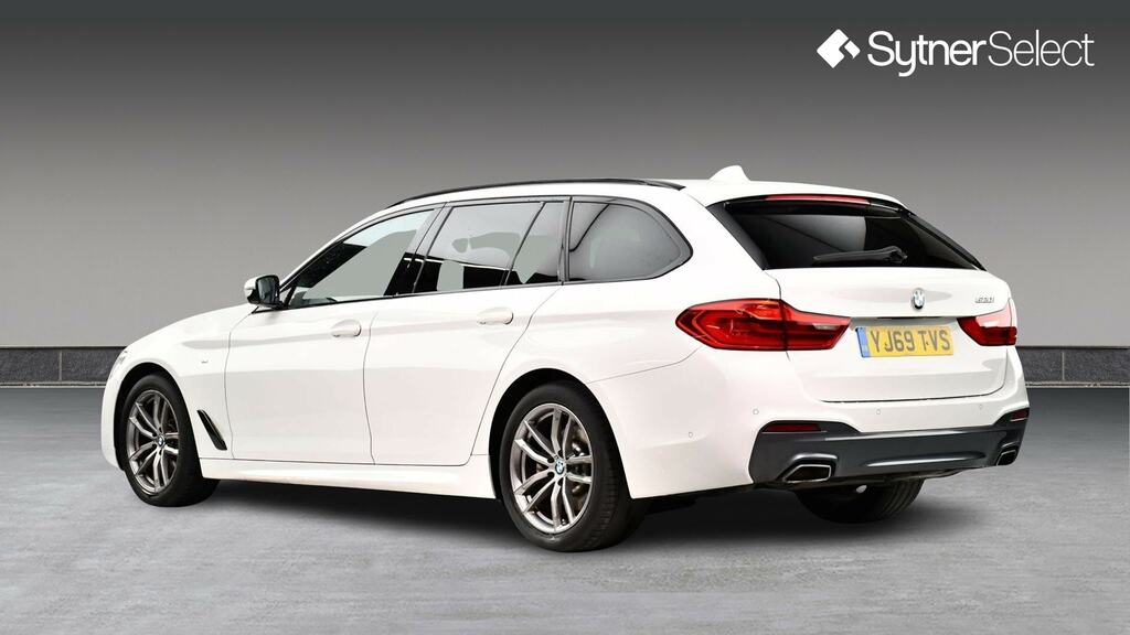 BMW 5 Series 520I M Sport White #2