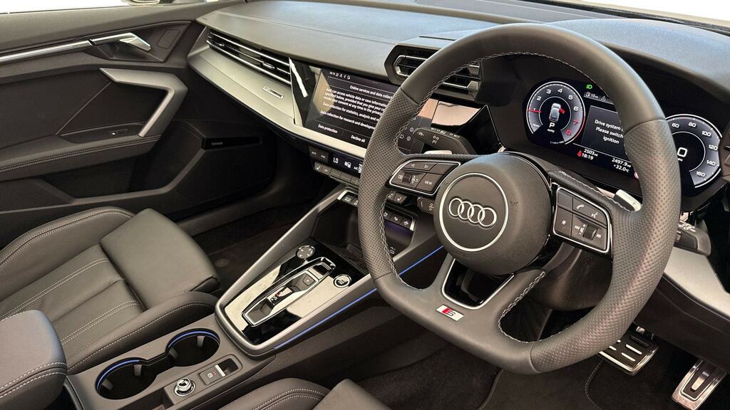 Audi A3 1.5 Tfsi 150 S Line S Tronic Tech Pack FG75UKX Black #6
