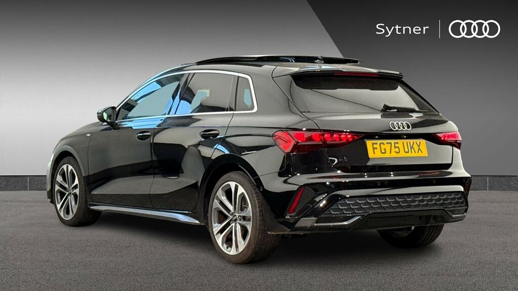 Audi A3 1.5 Tfsi 150 S Line S Tronic Tech Pack FG75UKX Black #3