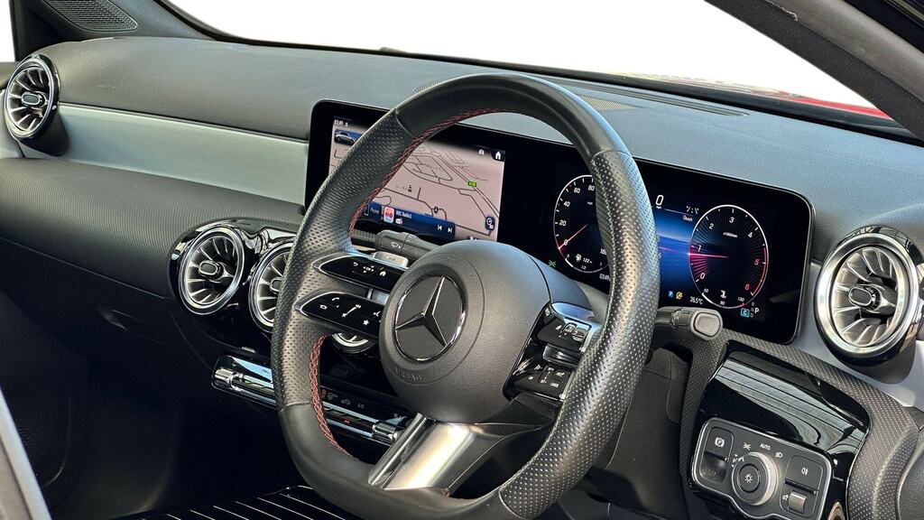 Mercedes-Benz A Class A200d Amg Line Executive KJ23WPV Black #3