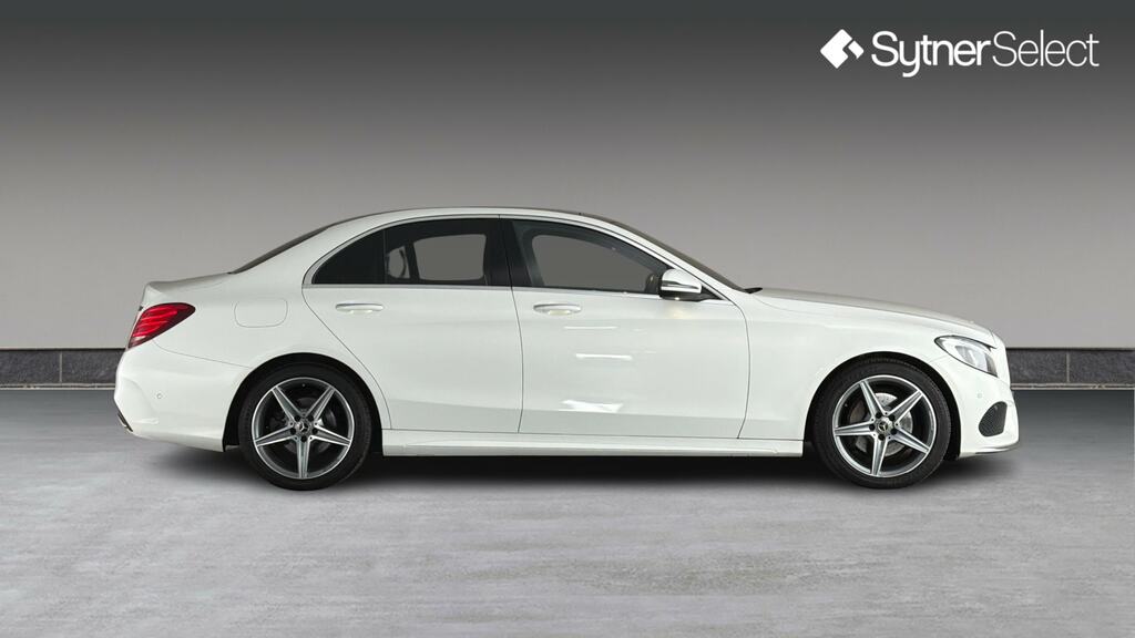 Mercedes-Benz C Class C200 Amg Line Premium 9G-tronic White #3