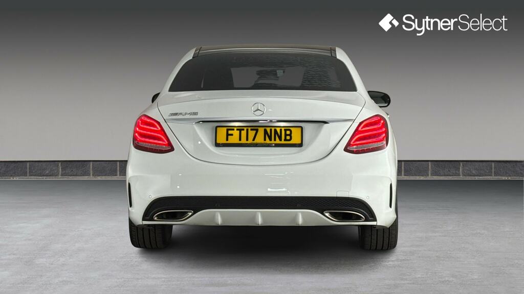 Mercedes-Benz C Class C200 Amg Line Premium 9G-tronic White #5