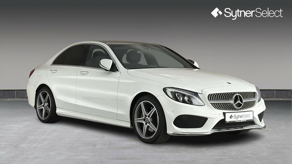 Mercedes-Benz C Class C200 Amg Line Premium 9G-tronic White