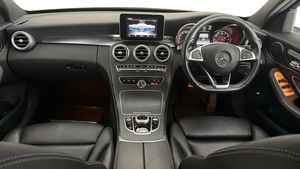 Mercedes-Benz C Class C200 Amg Line Premium 9G-tronic White #6