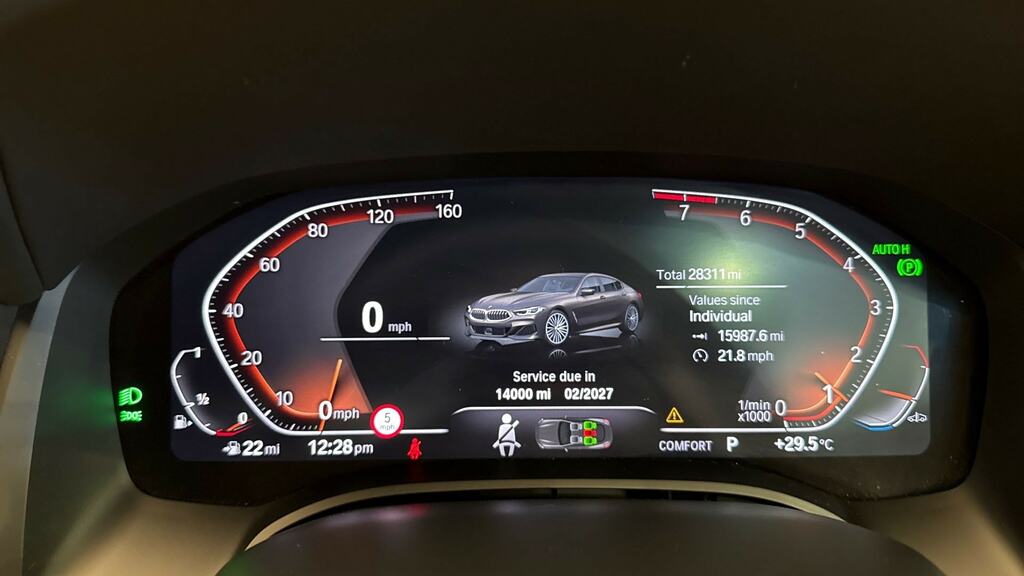BMW 8 Series Gran Coupe Saloon Grey #9