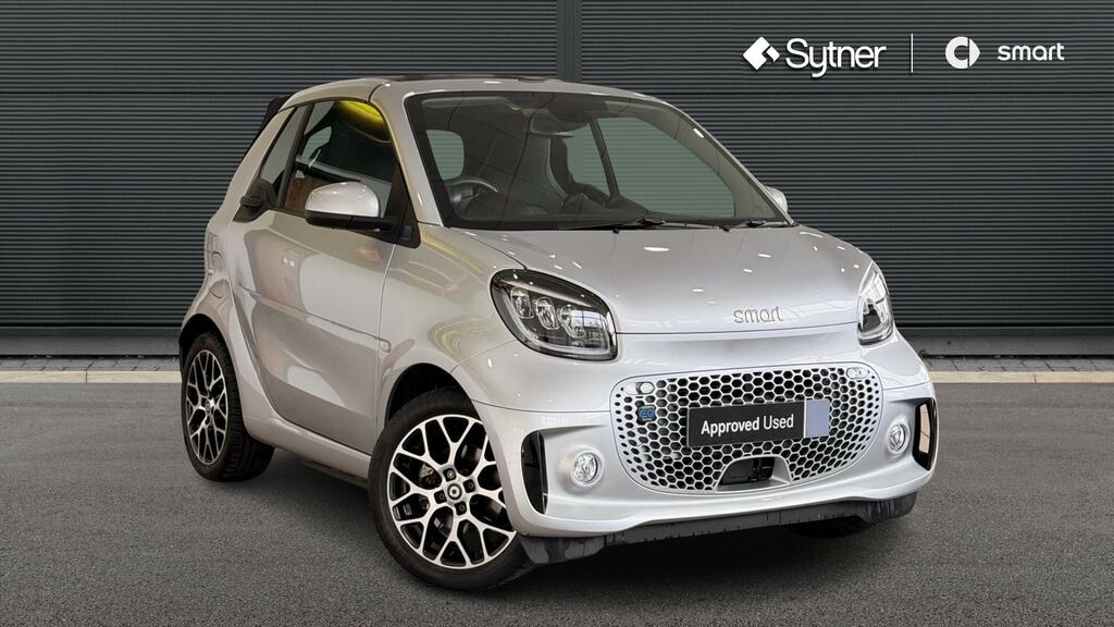 Smart Fortwo Cabrio 60Kw Eq Prime Exclusive 17Kwh 22Kwch Silver