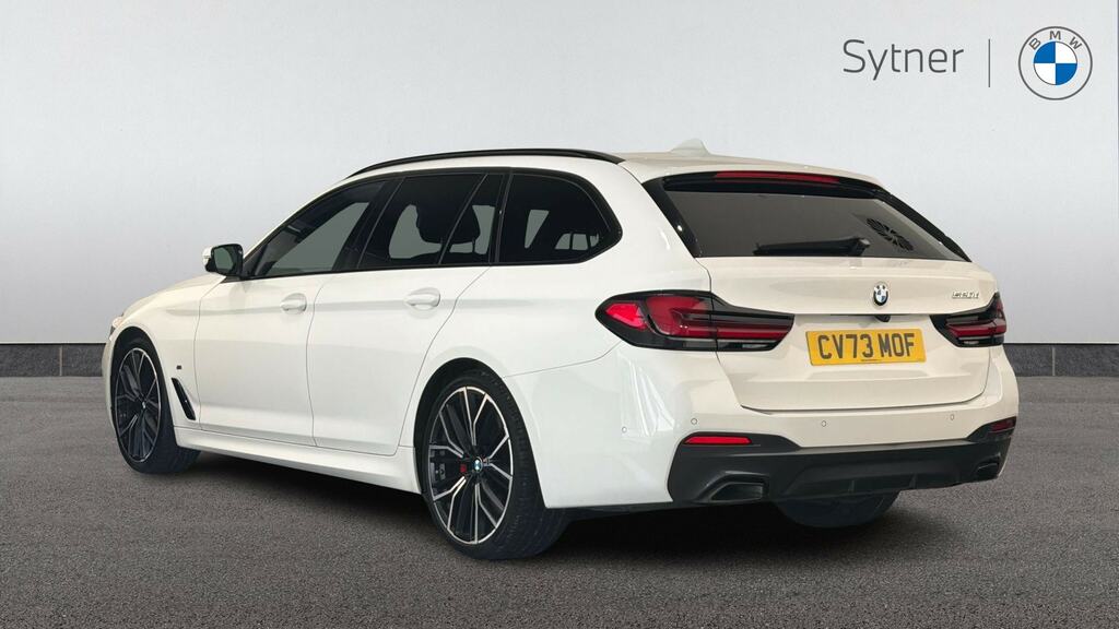 BMW 5 Series 520D Mht M Sport Step Pro Pack White #2