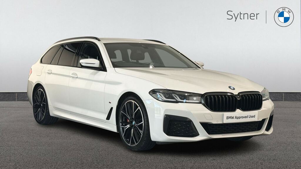 BMW 5 Series 520D Mht M Sport Step Pro Pack White