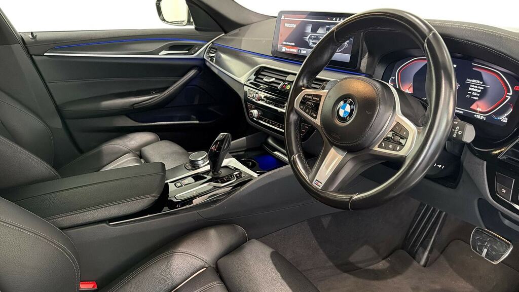 BMW 5 Series 520D Mht M Sport Step Pro Pack White #6