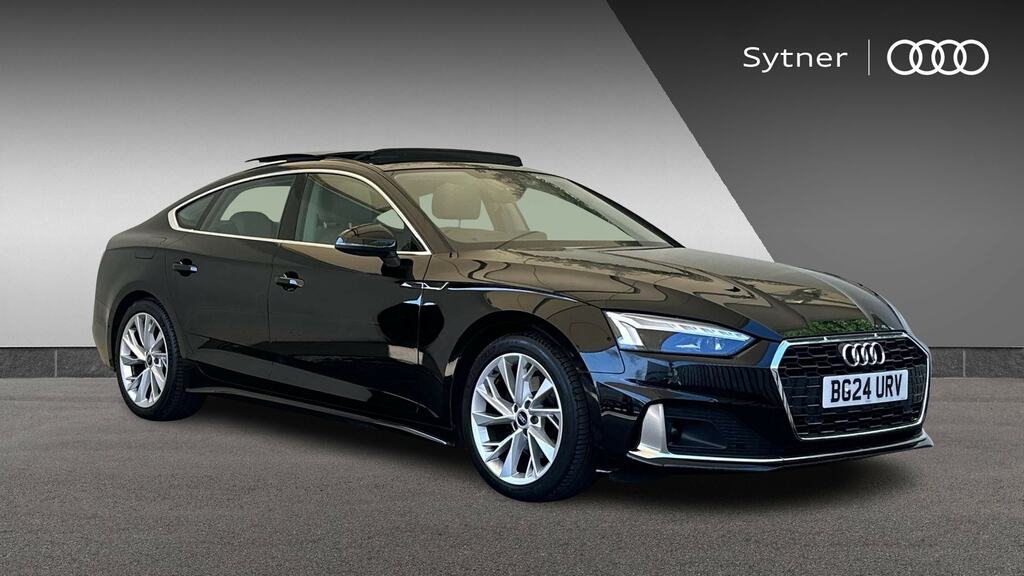 Audi A5 35 Tfsi Sport S Tronic Tech Pack Pro BG24URV Black