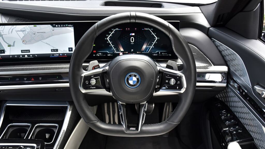 BMW 7 Series 750E Xdrive M Sport Blue #12