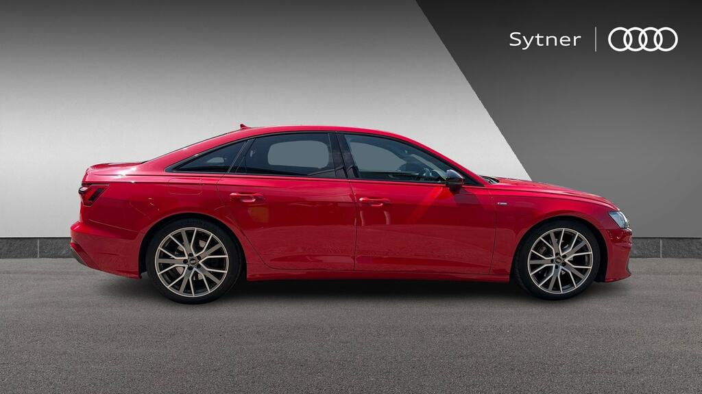 Audi A6 Saloon 45 Tfsi 265 Quattro Black Edition S Tronic Red #4