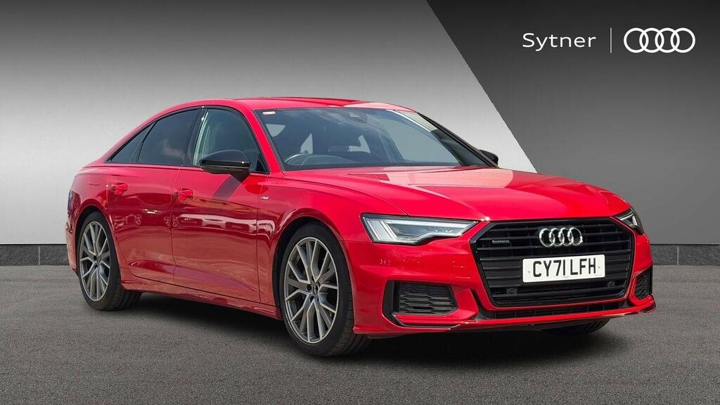 Audi A6 Saloon 45 Tfsi 265 Quattro Black Edition S Tronic Red