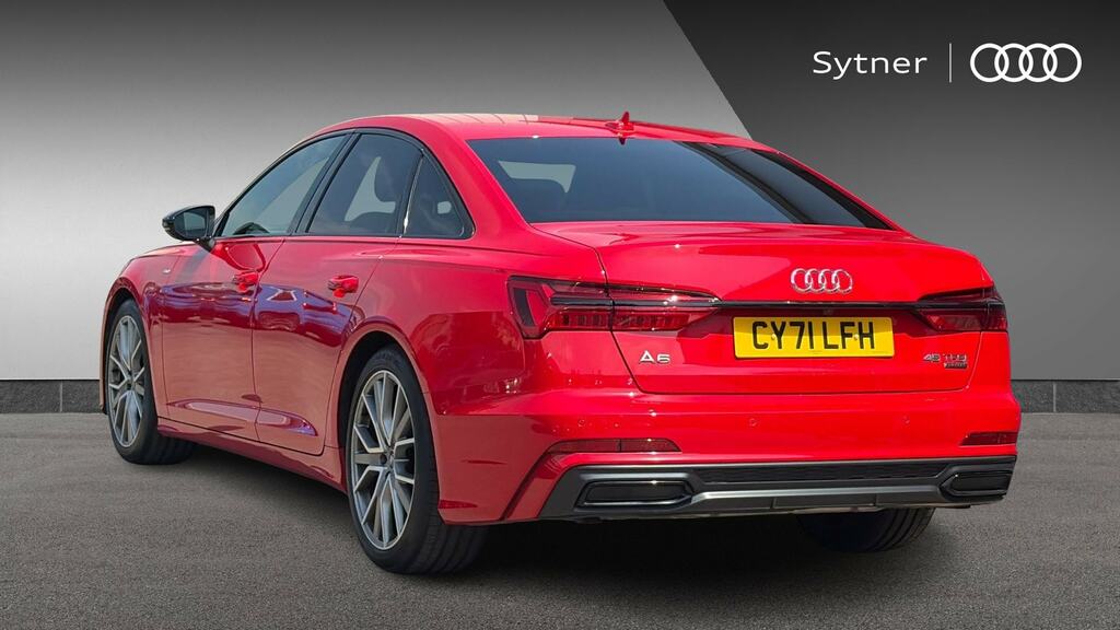Audi A6 Saloon 45 Tfsi 265 Quattro Black Edition S Tronic Red #3