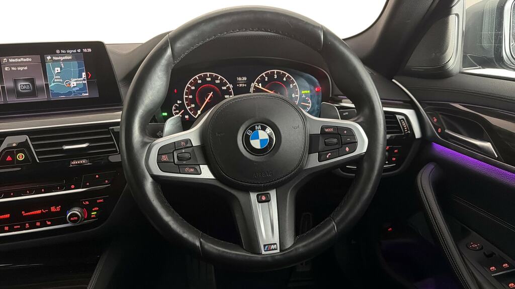 BMW 5 Series 530E M Sport Black #8